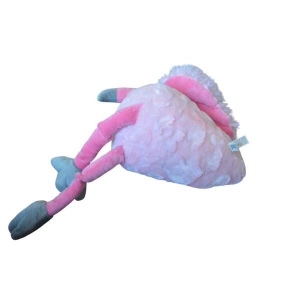 Dan Dee Large Plush Pink Flamingo Stuffed Animal Toy Sparkly Wings Long Legs - Picture 6 of 9